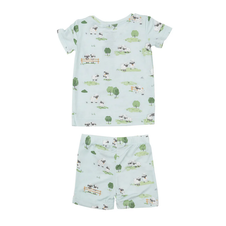 Angel Dear Kid's Short Lounge Wear Set - Valais Sheep