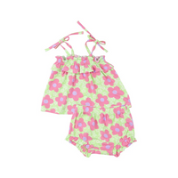 Angel Dear Kid's Ruffle Top & Bloomer - Daisy Pop