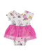 Angel Dear Kid's Twirly S/S Tutu Bodysuit Dress