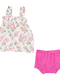 Angel Dear Kid's Ruffly Strap Top And Bloomer Set - Coquette Bows