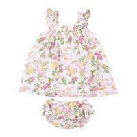 Angel Dear Kid's Sundress & Diaper Cover - Cute Hummingbirds