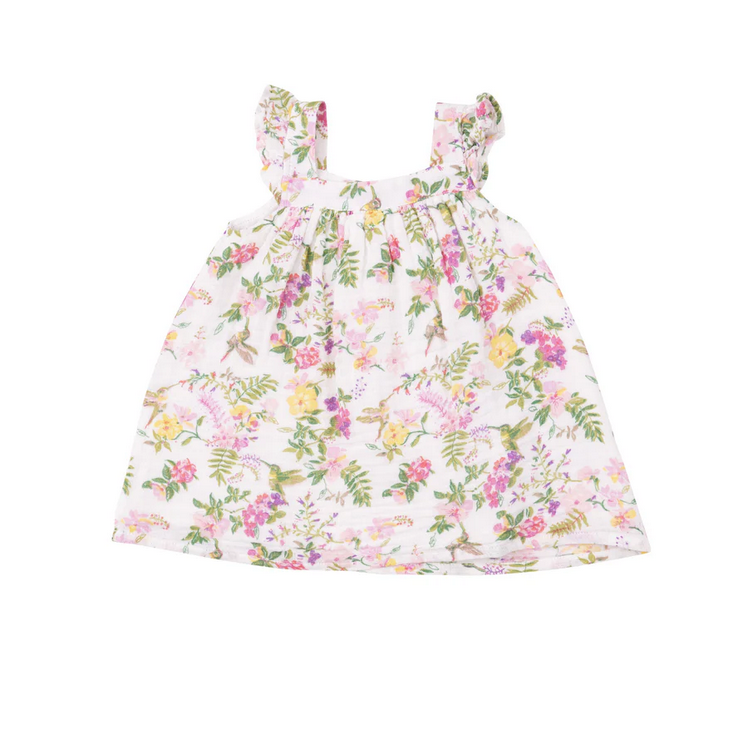 Angel Dear Kid's Sundress & Diaper Cover - Cute Hummingbirds