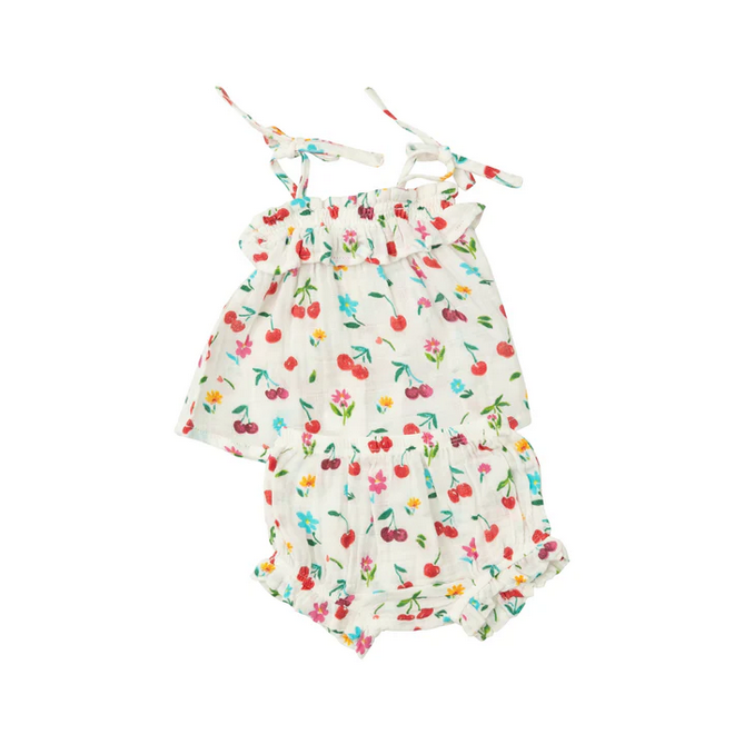 Angel Dear Kid's Ruffle Top & Bloomer