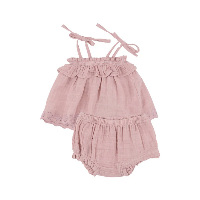 Angel Dear Kid's Ruffle Top & Bloomer