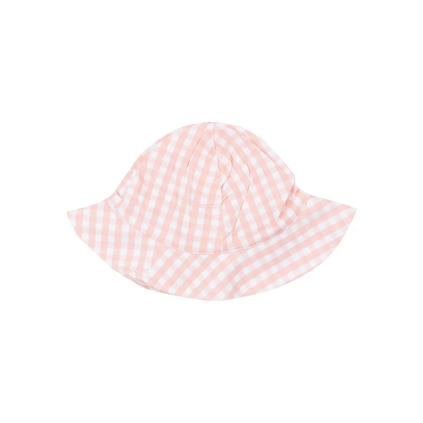 Angel Dear Kid's Sunhat - Mini Gingham Pink