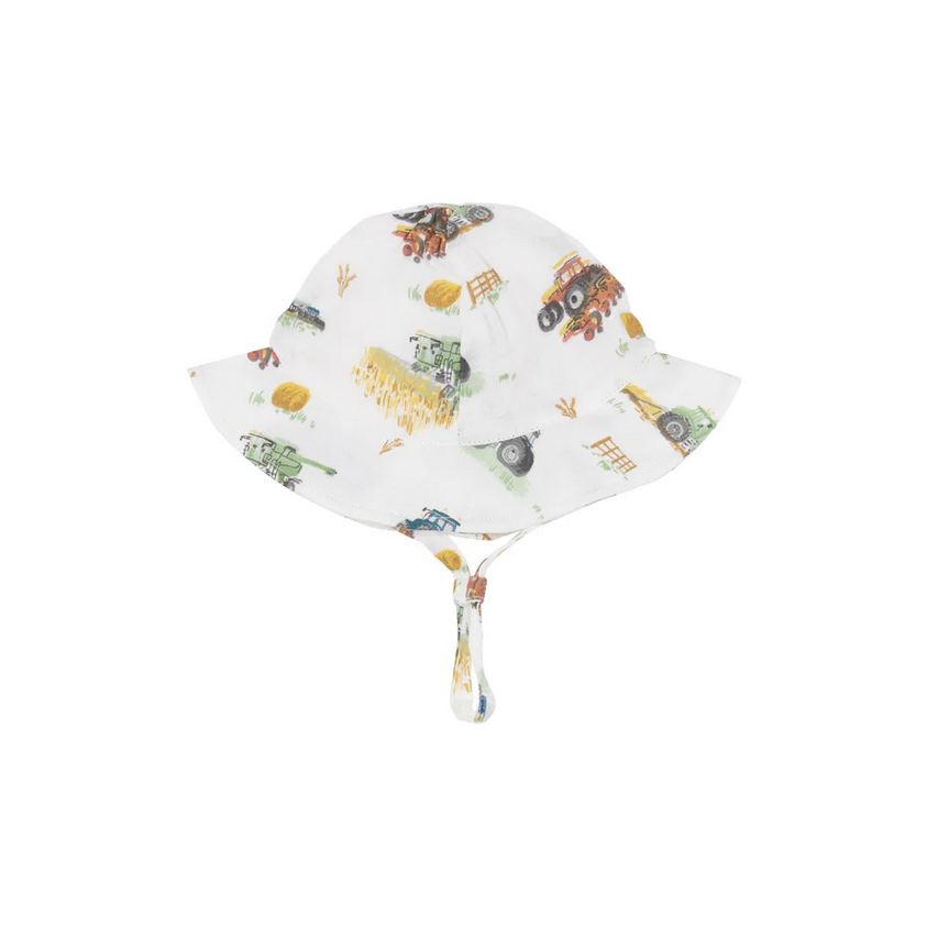 Angel Dear Kid's Sunhat - Farm Machines