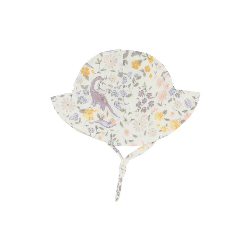 Angel Dear Kid's Sunhat - Sweet Floral Dino