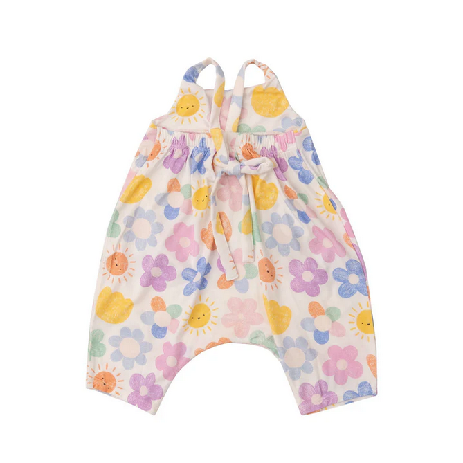 Angel Dear Kid's Tie Back Romper - Happy Suns