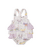 Angel Dear Kid's Ruffle Sunsuit - Botany Butterflies