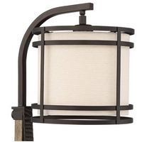 Lamps Plus Franklin Iron Works Gentry 25" Bronze Mission Outlet and USB Desk Lamp