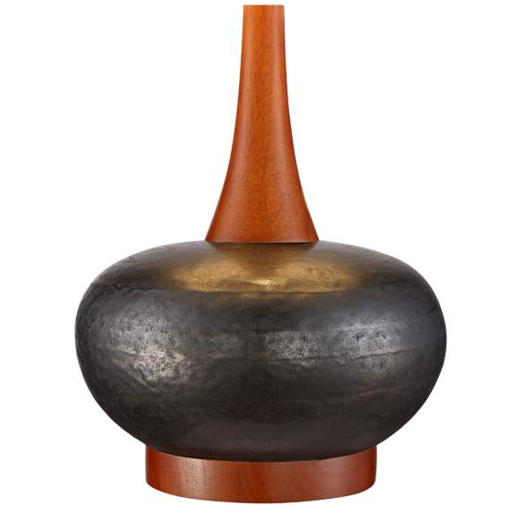 Lamps Plus 360 Lighting Andi 24 1/2" Wood and Ceramic Mid-Century Modern Lamp