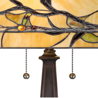 Lamps Plus Robert Louis Tiffany Budding Branch 24" Tiffany-Style Glass Table Lamp