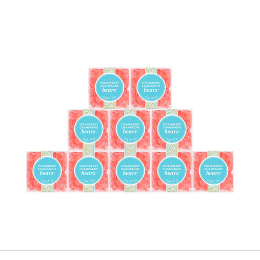 Sugarfina Strawberry Champagne Bears Perfect 10 Party Pack