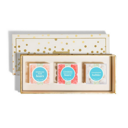 Sugarfina Fireworks and Champagne 3 Piece Bento Box