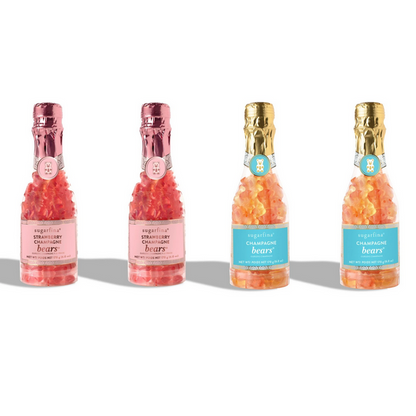 Sugarfina Champagne Bottles 4 Piece Party Pack