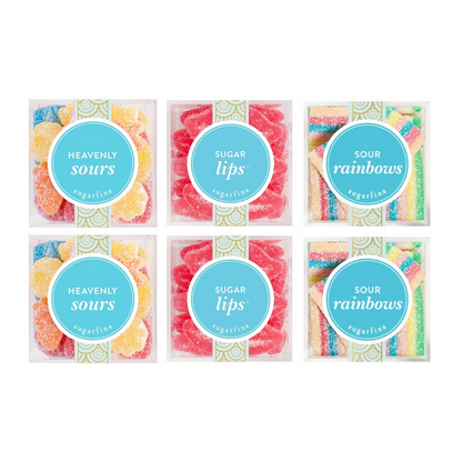 Sugarfina Sweet & Sour Gummies 6 Piece Party Pack