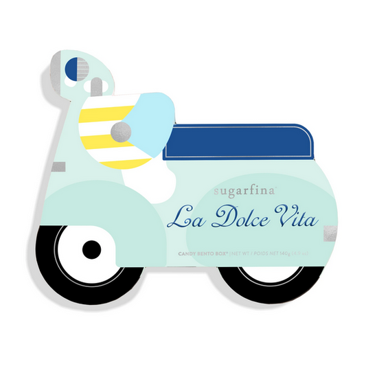 Sugarfina La Dolce Vita Italian Scooter 2 Piece Candy Bento Box