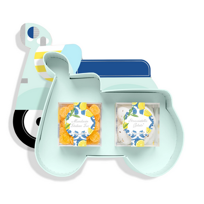 Sugarfina La Dolce Vita Italian Scooter 2 Piece Candy Bento Box
