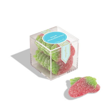 Sugarfina Sour Strawberries Candy Cube