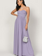 Tobi Women's Go Glam Sweetheart Surplice Maxi Dress