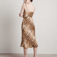 Tobi Women's Rima Tiger Print Cami Midi Dress