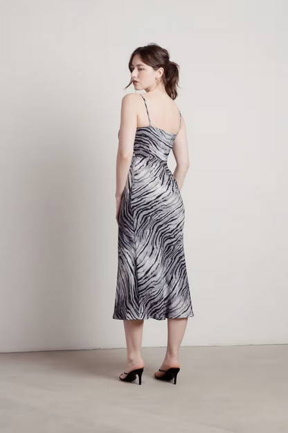 Tobi Women's Rima Tiger Print Cami Midi Dress