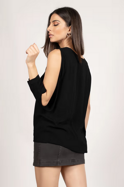 Tobi Women's Maci Cold Shoulder Blouse