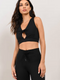 Tobi Women's Karen Crop Top - Black