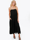 Tobi Women's Elisse Cami Tiered Maxi Dress - Black