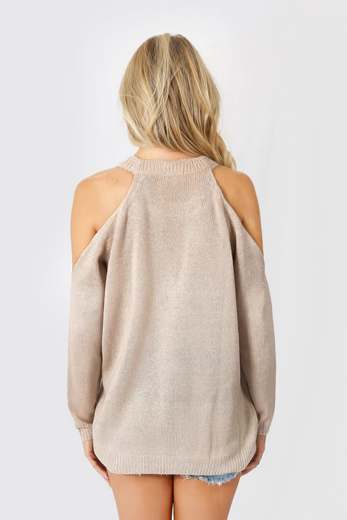 Tobi Women's Alia Cold Shoulder Sweater