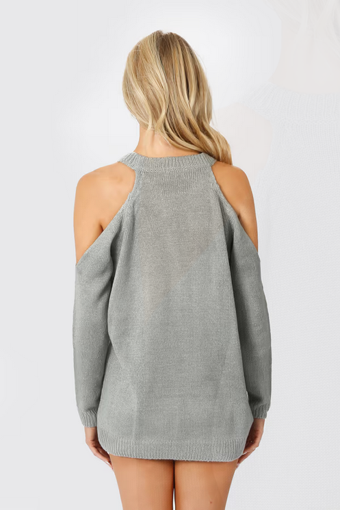 Tobi Women's Alia Cold Shoulder Sweater