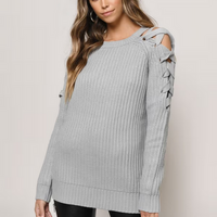 Tobi Women's Vana Cold Shoulder Sweater