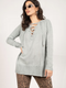 Tobi Women's Be On My Side Lace Up Sweater