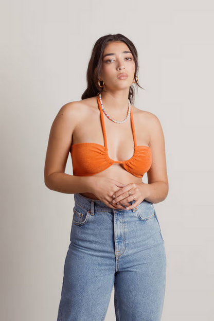 Tobi Women's Blinding Lights Bandeau Top