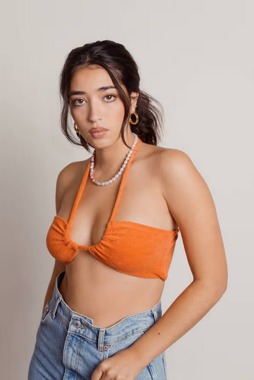 Tobi Women's Blinding Lights Bandeau Top