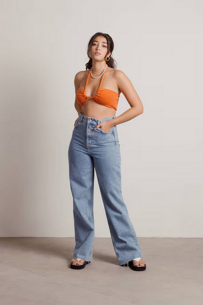 Tobi Women's Blinding Lights Bandeau Top