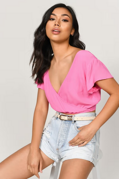 Tobi Women's Peggy Crop Top