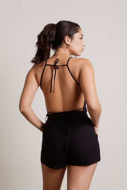 Tobi Women's Dylan Open Back Top and Short Set