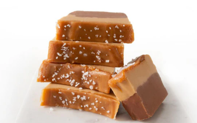 Chocolate Moonshine Co Bourbon Sea Salt Caramel Fudge