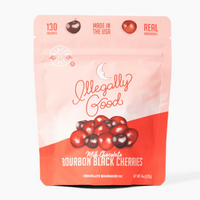 Chocolate Moonshine Co Bourbon Black Cherries - Snacking Bag