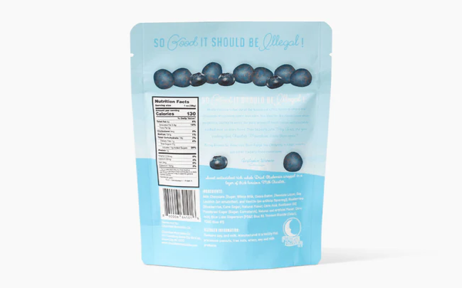 Chocolate Moonshine Co Blueberry Explosions - Snacking Bag