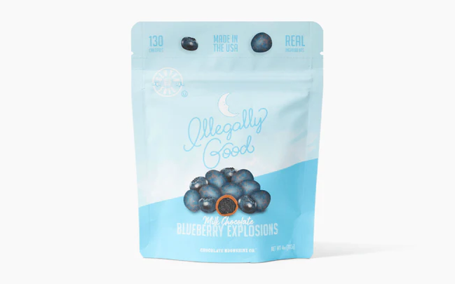 Chocolate Moonshine Co Blueberry Explosions - Snacking Bag