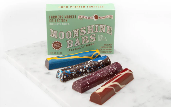 Chocolate Moonshine Co 4 pk Farmer's Market Truffle Collection