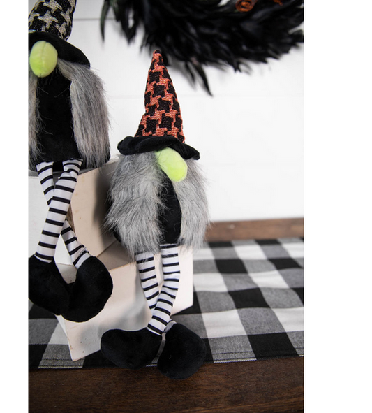 Decorator's Warehouse 18” Fabric Halloween Witch Shelf Sitter