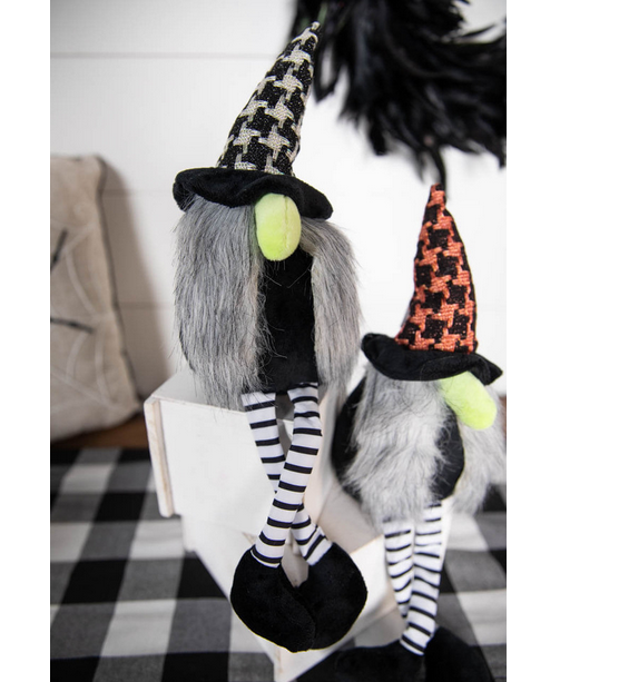 Decorator's Warehouse 18” Fabric Halloween Witch Shelf Sitter