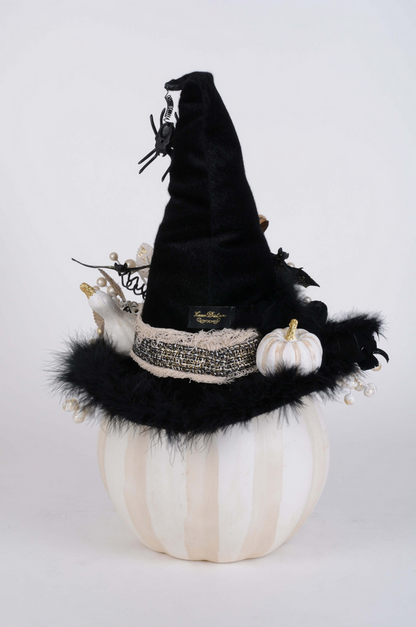 Decorator's Warehouse Karen Didion White Fiber Optic Pumpkin