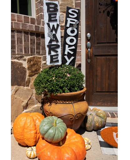 Decorator's Warehouse 36” Halloween Spooky/Beware Yard Stakes