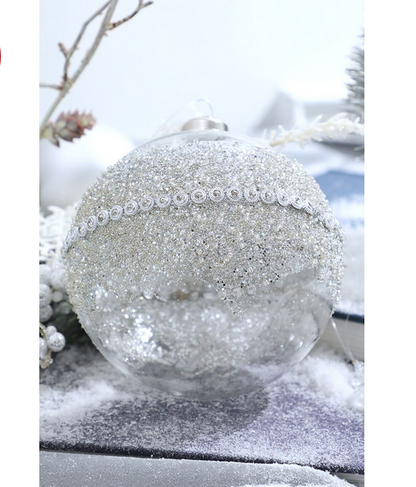 Decorator's Warehouse 5" Glass Jewel Ball Ornament