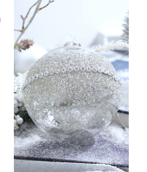 Decorator's Warehouse 5" Glass Jewel Ball Ornament