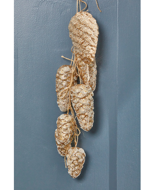 Decorator's Warehouse Champagne Pine Cone Bundle